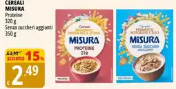 Tigros Cereali Misura offerta