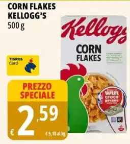 Tigros Corn Flakes Kellogg's offerta