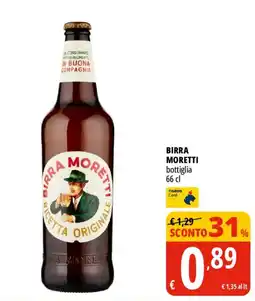 Tigros Birra Moretti offerta