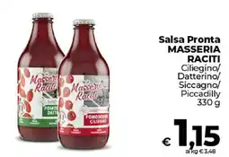 Ipercoop Radenza Salsa Pronta Masseria Raciti offerta