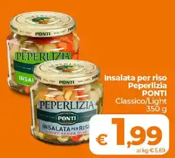 Ipercoop Radenza Insalata per riso Peperlizia Ponti offerta