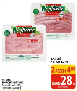 Tigros Affettati Sofficette Citterio offerta