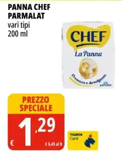 Tigros Panna Chef Parmalat offerta