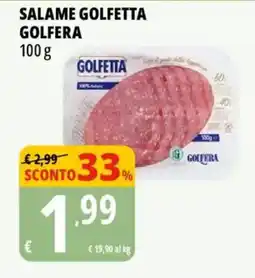 Tigros Salame Golfetta Golfera offerta