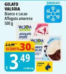 Tigros Gelato Valsoia Bianco e cacao offerta