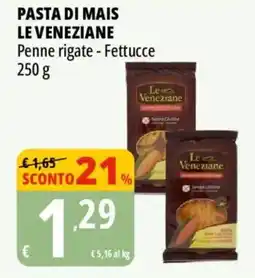 Tigros Pasta di mais Le Veneziane offerta