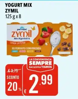 Tigros Yogurt mix Zymil offerta