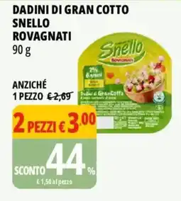 Tigros Dadini di gran cotto snello rovagnati offerta