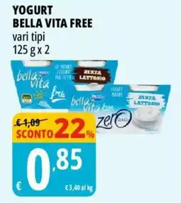 Tigros Yogurt bella vita free offerta