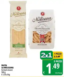 Tigros Pasta La Molisana formati classici offerta