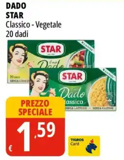 Tigros Dado Star Classico - Vegetale offerta