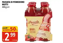 Tigros Passata di pomodoro Mutti offerta
