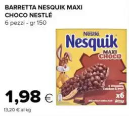 Oasi Barretta Nesquik Maxi Choco Nestlé offerta