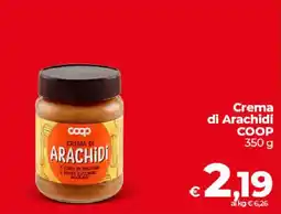 Ipercoop Radenza Crema di Arachidi COOP offerta