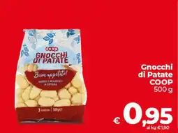 Ipercoop Radenza Gnocchi di Patate COOP offerta