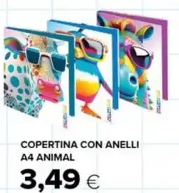 Oasi Copertina con anelli A4 Animal offerta