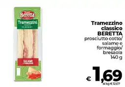 Ipercoop Radenza Tramezzino classico Beretta offerta
