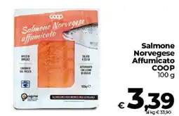 Ipercoop Radenza Salmone Norvegese Affumicato COOP offerta