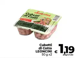 Ipercoop Radenza Cubetti di Cotto Leoncini offerta