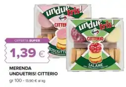 Oasi Merenda unduetris! citterio offerta