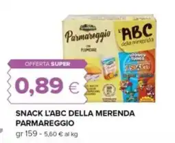 Oasi Snack l'abc della merenda parmareggio offerta