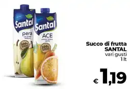 Ipercoop Radenza Succo di frutta Santal offerta