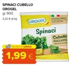 Oasi Spinaci Cubello Orogel offerta