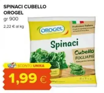 Spinaci Cubello Orogel