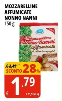 Tigros Mozzarelline Nonno Nanni affumicate offerta
