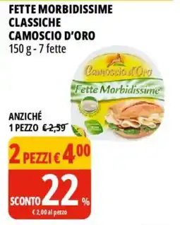 Tigros Fette Morbidissime Camoscio d'Oro offerta