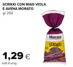 Oasi Scrikki con mais viola e avena Morato offerta