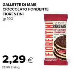 Oasi Gallette di mais cioccolato fondente fiorentini offerta
