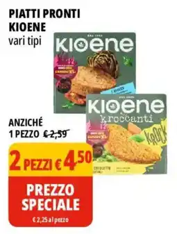 Tigros Piatti pronti Kloene vari tipi offerta