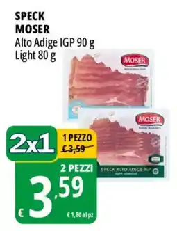Tigros Speck Moser offerta
