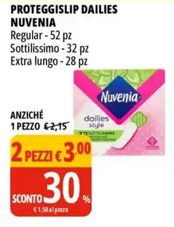 Tigros Proteggislip dailies Nuvenia offerta