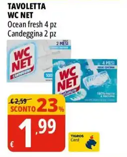 Tigros Tavoletta wc net offerta