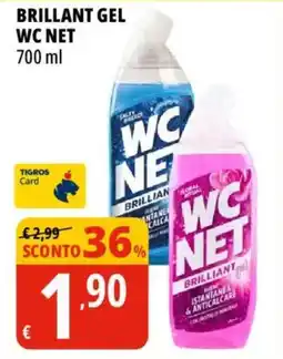 Tigros Brilliant gel wc net offerta