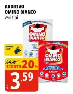 Tigros Additivo Omino Bianco offerta