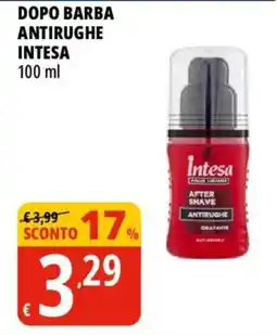 Tigros Intesa after shave antirughe offerta