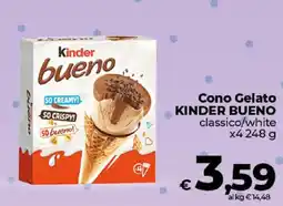 Ipercoop Radenza Cono Gelato KINDER BUENO offerta