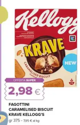 Oasi Fagottini Caramelised Biscuit Krave Kellogg's offerta