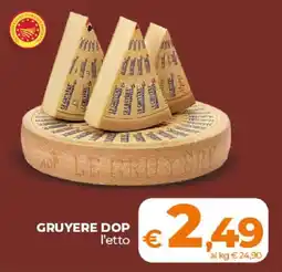 Ipercoop Radenza Gruyere DOP offerta