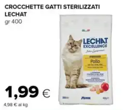 Oasi Crocchette gatti sterilizzati Lechat Excellence offerta