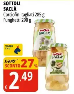 Tigros Sottoli Saclà offerta