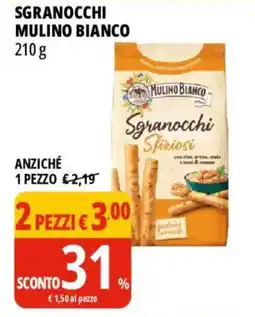 Tigros Sgranocchi Sfiziosi Mulino Bianco offerta
