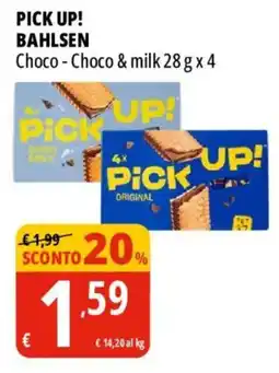 Tigros Bahlsen Pick Up! Choco - Choco & milk offerta