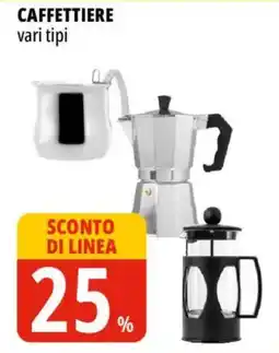 Tigros Caffettiere vari tipi offerta