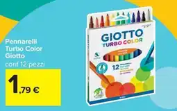 Carrefour Iper Pennarelli Turbo Color Giotto offerta