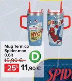 Carrefour Iper Mug Termico Spider-man offerta