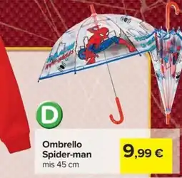 Carrefour Iper Ombrello Spider-man offerta
